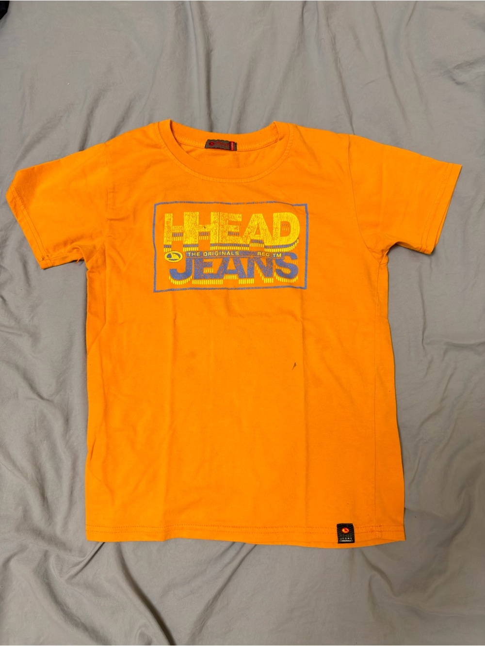 Kids Orange Logo Tee